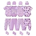 Newborn Baby Clothes Unisex Baby Layette Set Infant Romper Outfit 0-12M