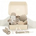 ARI MES Baby Gift Set for Newborns, Baby Shower Gift Basket with Swaddle