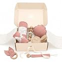 ARI MES Baby Gift Set for Newborns, Baby Shower Gift Basket with Swaddle