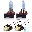 NEWBROWN 9005 Headlight Bulb and Headlight Connector Female Adapter (9005&amp;Connector, 4 PCS)