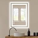 NEWBULIG 20"x 28" LED Bathroom Vanity Mirror with Lights, Anti-Fog
