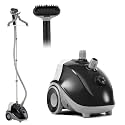 NEWBULIG Garment Steamer for Clothes Standing, 1500W Efficient Clothes Steamer Standing with Wheels, Professional 58OZ Water Tank for Continuous Steaming, Fast Heating Wrinkle Remover