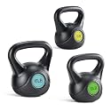 NEWBULIG Hard Kettlebell Set, Strength Training Kettlebells Sets