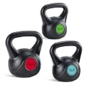 NEWBULIG Hard Kettlebell Set, Strength Training Kettlebells Sets
