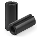 Newdeli 2Pcs Router Collet Reduction Sleeve - 1/2" to 1/4" A3 Carbon Steel Router Accessories, Fits Handheld/Tabletop Routers | Router Parts & Accessories for Woodworking Carving Milling