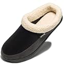 NewDenBer Men39s Warm Memory Foam Slippers Suede