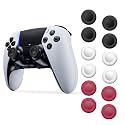 NEWDERY Joystick Replacement Grip Caps for PS5/PS4 Controller