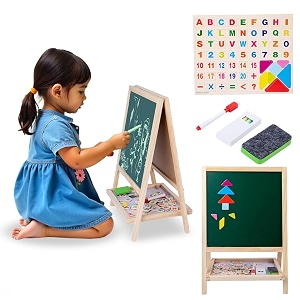Newdru SketchBoard Pro Double-Sided Kids Drawing Board