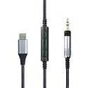 NewFantasia USB C Audio Cable Compatible with Sennheiser HD598SE HD598 HD560s HD620S HD598Cs HD599 HD579 Headphone, Remote Volume Mic Compatible with iPhone 15, for Samsung Galaxy for Oneplus Android
