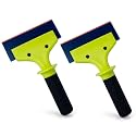 NEWISHTOOL Window Tint Tools 2 Pack Rubber Squeegee with Nylon Handle, 5-in
