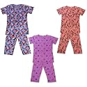 Girls Pure Cotton Casual Round neck regular