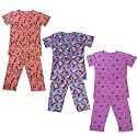 Girls Pure Cotton Casual Round neck regular