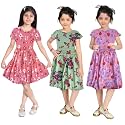 Girls Pure Cotton Casual Round Neck Regular
