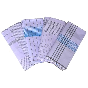 multi color cotton checkered mans cotton stitched lungi size 2 mtr