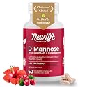 NewLife Naturals D Mannose with Cranberry Supplement + Hibiscus, 60 Count