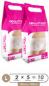 Newmom Disposable Pad Fixator-Large-For Hip Circumference of 89 cm - 100 cm Pantyliner (Pack of 10)
