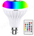 Newness 12 Watt RGB Bulb,Color Changing Disco lights for Home Smart Bulb