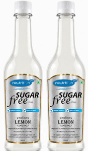 newtrition plus lemon pack of 2 - sugar free syrup zero calorie zero carb diabetic keto friendly 500 ml lemon 1000 ml pack of 2