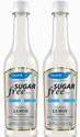 Newtrition Plus Lemon (Pack of 2) - Sugar Free Syrup, Zero Calorie, Zero Carb Diabetic, Keto Friendly (500 ml) Lemon (1000 ml, Pack of 2)