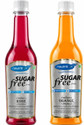 Newtrition Plus Rose + Orange (Pack of 2) - Sugar Free Syrup, Zero Calorie, Zero Carb Diabetic, Keto Friendly (500 ml) Rose, Orange (1000 ml, Pack of 2)