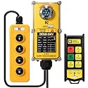 NEWTRY 2 in 1 Crane Remote, 12V Wireless & Wired Dump Trailer Remote