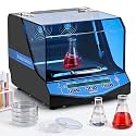 NEWTRY Lab Incubator Shaker 2 in 1 Scientific Incu-Shaker Shaking Incubator with Temperature and time Setting 50-300rpm 5-60℃ 20mm Circumferential Rotation