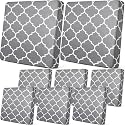 Newwiee 8 Pcs Patio Outdoor Cushion Covers,None