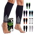 NEWZILL Compression Calf Sleeves (20-30mmHg) for Men &amp; Women Perfect Option to Compression Socks for Running Travel Nursing