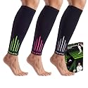 NEWZILL Compression Calf Sleeves (20-30mmHg) for Men &amp; Women Perfect Option to Compression Socks for Running Travel Nursing