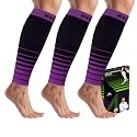 NEWZILL Compression Calf Sleeves (20-30mmHg) for Men &amp; Women Perfect Option to Compression Socks for Running Travel Nursing