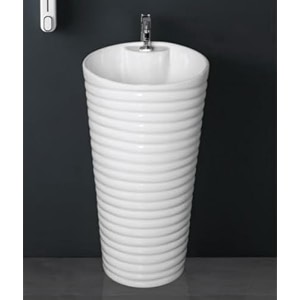 ceramic designer primium one piece pedestal wash basin free standing impoarted ceramic wash basin 17 x 17 x 33 inch boss