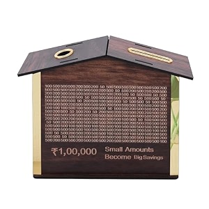 wooden piggy bank for kids amp adults coin box with carved design savings box mini bank donation box smart money box wooden coin box money saver piggy bank with numbers 8