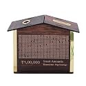 Wooden Piggy Bank for Kids &amp; Adults, Coin Box with Carved Design, Savings Box, Mini Bank, Donation Box, Smart Money Box, Wooden Coin Box, Money Saver, Piggy Bank with Numbers (8)