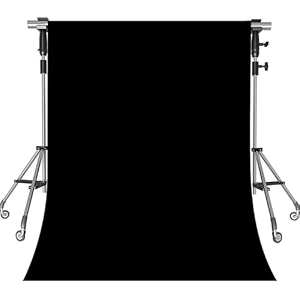 4ftx8ft wrinkle-free black backdrop for photography video production youtube videos birthday party wedding product photography gaming