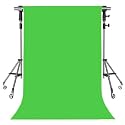 4FTX8FT Wrinkle-Free Light Green Backdrop for Photography, Video Production, YouTube Videos, Birthday Party, Wedding, Product Photography, Gaming