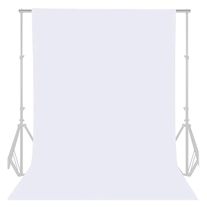6ftx9ft wrinkle-free white backdrop for photography video production youtube videos birthday party wedding product photography gaming