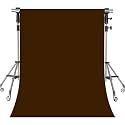 8FTX10FT Wrinkle-Free Brown Backdrop for Photography, Video Production, YouTube Videos, Birthday Party, Wedding, Product Photography, Gaming