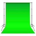 8FTX10FT Wrinkle-Free Light Green Backdrop for Photography, Video Production, YouTube Videos, Birthday Party, Wedding, Product Photography, Gaming