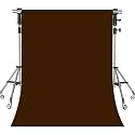 8FTX12FT Wrinkle-Free Brown Backdrop for Photography, Video Production, YouTube Videos, Birthday Party, Wedding, Product Photography, Gaming