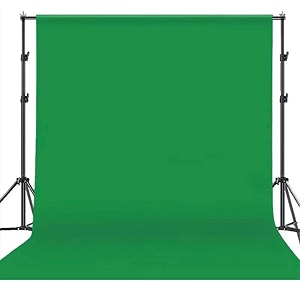 8ftx12ft wrinkle-free green backdrop for photography video production youtube videos birthday party wedding product photography gaming