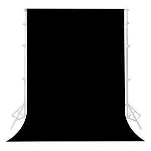 8ftx9ft wrinkle-free black backdrop for photography video production youtube videos birthday party wedding product photography gaming