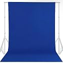 8FTX9FT Wrinkle-Free Navy Blue Backdrop for Photography, Video Production, YouTube Videos, Birthday Party, Wedding, Product Photography, Gaming