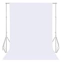 8FTX9FT Wrinkle-Free White Backdrop for Photography, Video Production, YouTube Videos, Birthday Party, Wedding, Product Photography, Gaming