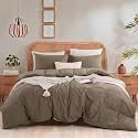 NEXHOME PRO Duvet Cover Full Size, 3 Pieces Cotton Bedding Cover Set