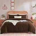 NEXHOME PRO Duvet Cover Oversized King Size, 3 Pieces Cotton Bedding Cover