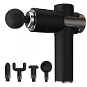 NexLev Massager Gun For Pain Relief | 4 Head Deep Tissue Body Massage Gun For Pain Relief For Men &amp; Women | Handheld Battery Powered Massager for Neck, Shoulder, Back, Foot | 1800mAh Battery- MG-01