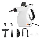 NexLev Steam Cleaner | For Complete Home Kitchen Bathroom Window Car &amp; Office Cleaning | 9 Accessories | 450 ML | Window Pane Sink Grime Chimney Grease Water Stain Cleaner| 4 Meter Cord | 1000W |SC-02