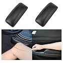 2 Pack Car Knee Cushion Pad, Auto Center Console Side Knee Leg Armrest Cushion Soft Pad, Elastic Thigh Support Comfort Pillow Knee Pain Relief Pad Car Interior Accessories.