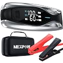 NEXPOW 6000A Battery Jumper Starter Portable, 24000mAh Jump Starter with 60W PD 2-Way Fast Charging,Jump Box & Battery Booster Pack with LED Display, LED Light,for 12V All Gas Engines/Up to 12L Diesel