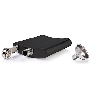 hp-1113 leak proof stainless steel 7 oz liquor storage pocket hip flask with stainless steel funnel
